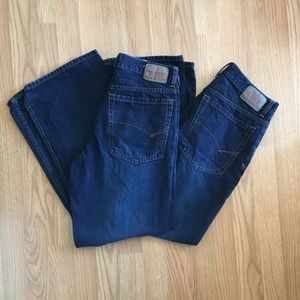 Vintage UNION BAY Dark Mom Jeans VTG 90s Y2K Stove Pipe Wide Leg Denim Wash